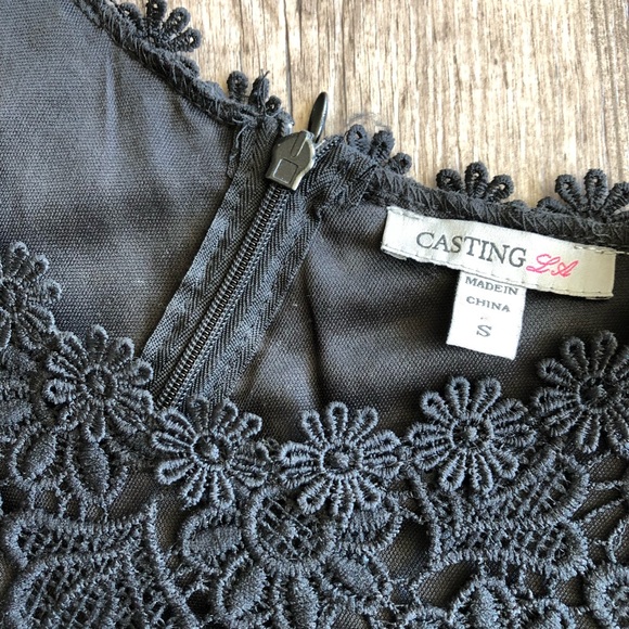 BLACK LACE DRESS - Picture 5 of 7